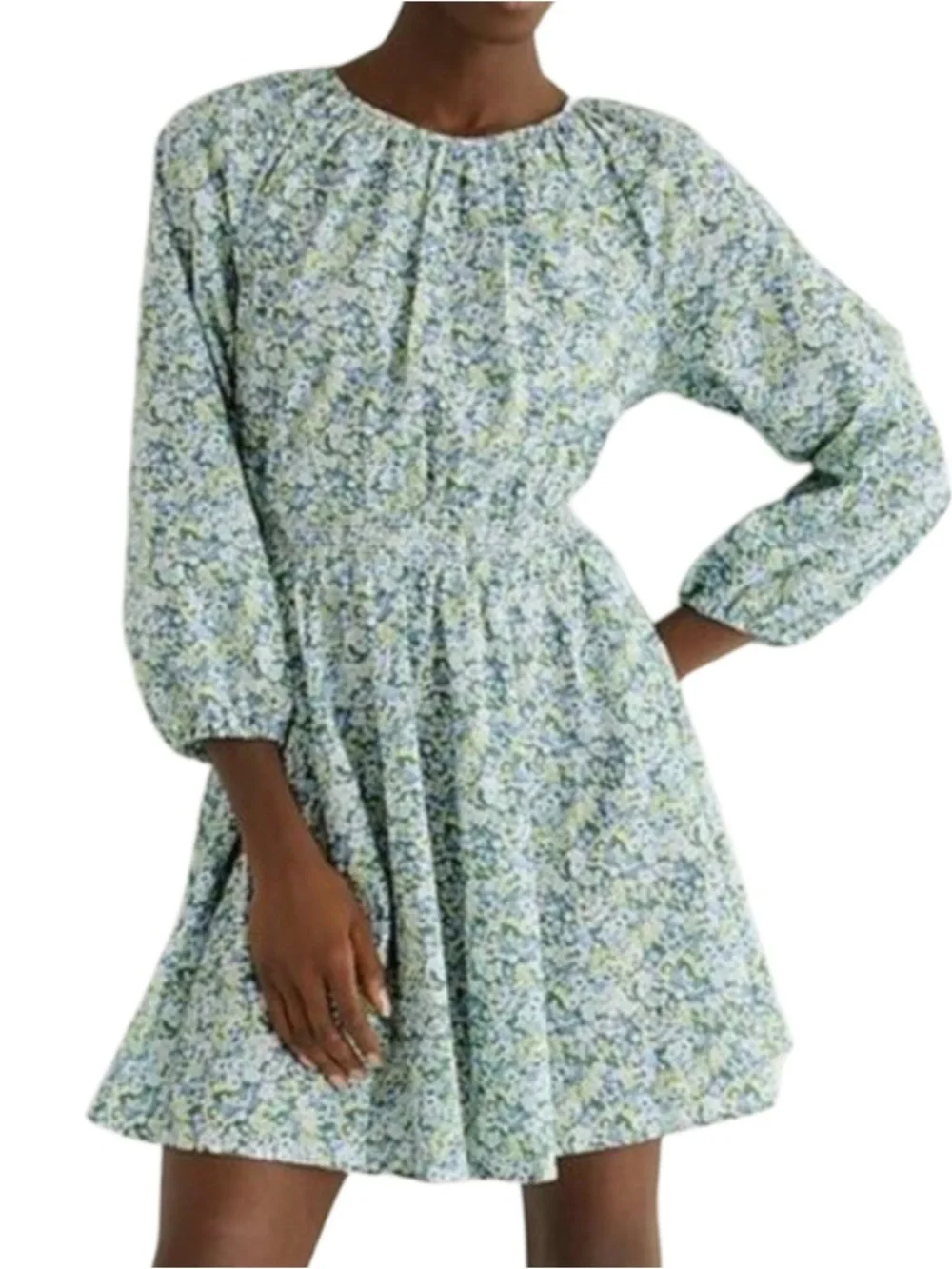 Liberty of London x J. Crew Palermo Smocked-waist Mini Dress